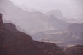 Hazy Canyon Scenery
