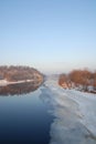 Hazy day on the Chippewa River