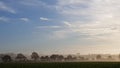 Hazy Morning over Knapton, Norfolk, UK