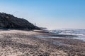 Hazy Morning at South Carlsbad State Beach Royalty Free Stock Photo