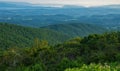 Hazy Morning View of Shenandoah Valley Royalty Free Stock Photo