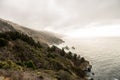 Hazy Muted Colors of the Rugged California Coast