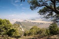 Hazy, polluted, poor air quality sky over the canyon of Dinosaur National Monument Colorado Royalty Free Stock Photo