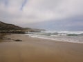 Hazy Sardinia Bay Beach in Port Elizabeth, South Africa Royalty Free Stock Photo