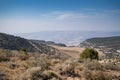 Hazy sky view from Island Park Overlook at Dinosaur National Monument Royalty Free Stock Photo