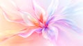 Hazy translucent colors creating an abstract flower with soft glow Royalty Free Stock Photo