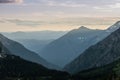 Hazy Valley of Montana Layers Royalty Free Stock Photo