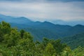 Hazy View of the Blue Ridge Mountains Royalty Free Stock Photo