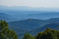 Hazy View of the Blue Ridge Mountains