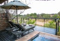 Luxury suite in Singita Ebony Lodge located in Sabi Sands Game Reserve, South Africa Royalty Free Stock Photo