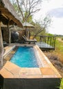Luxury suite in Singita Ebony Lodge located in Sabi Sands Game Reserve, South Africa Royalty Free Stock Photo