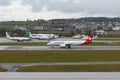 HB-AZG Helvetic Airways Embraer E190-E2 jet in Zurich in Switzerland