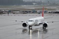 HB-AZK Helvetic Airways Embraer E195-E2 jet in Zurich in Switzerland