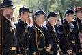 HB Civil War Re-Enactment 10 - Union Soldiers Royalty Free Stock Photo