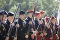 HB Civil War Re-Enactment 3363 Royalty Free Stock Photo