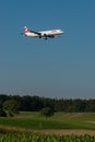 HB-IOF Swiss Airbus A321-111 jet in Zurich in Switzerland