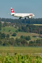 HB-IOF Swiss Airbus A321-111 jet in Zurich in Switzerland