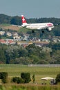 HB-IOF Swiss Airbus A321-111 jet in Zurich in Switzerland