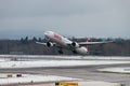 HB-JNA Swiss Boeing 777-3DEER jet in Zurich in Switzerland