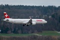 HB-JPA Swiss Airbus A321-271NX jet in Zurich in Switzerland