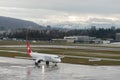 HB-JVO Helvetic Airways Embraer E190-LR jet in Zurich in Switzerland