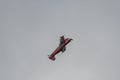 HB-MSS Sukhoi SU-26M airplane over the rhine valley in Switzerland