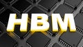 HBM (High Bandwidth Memory) Royalty Free Stock Photo
