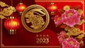 Happy chinese new year 2023 year of the rabbit