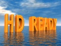 HD READY Royalty Free Stock Photo