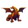 HD Retro Pixel Dragon 64x64