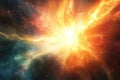 HD Solar Flare Against Plain Background Royalty Free Stock Photo