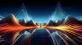 hd sound wave wallpaper, visual waves background, graphic designed sound waves, equaliser wave style