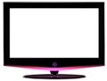 HD Television. Isolated Royalty Free Stock Photo