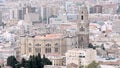 HD video of the cathedral of Malaga, Spain known as `La Manquita`