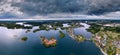 Hd wallpaper amazing panorama of Trakai city and castle