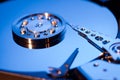 Hdd concept, hard drive disc Royalty Free Stock Photo