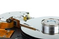 Hdd drive from inside Royalty Free Stock Photo