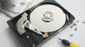 HDD harddisk file save record hardware concept Royalty Free Stock Photo