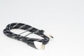 Hdmi cabl on a white background Royalty Free Stock Photo