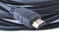 HDMI cable for any HDTV, home theater system, video game console, or Blu-ray player Royalty Free Stock Photo