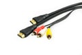 HDMI Cable and Auido Video Cable Royalty Free Stock Photo