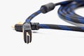 HDMI cable close up isolated Royalty Free Stock Photo