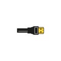 Hdmi cable icon, illustration, on white background