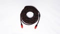 HDMI Display cable on white background Royalty Free Stock Photo