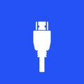 HDMI cable vector solid icon Royalty Free Stock Photo