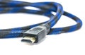 HDMI cable on a white background Royalty Free Stock Photo