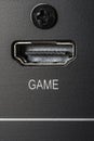 HDMI input Royalty Free Stock Photo