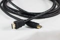 HDMI plug Royalty Free Stock Photo