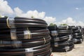 HDPE pipe rolls