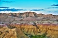 HDR Badlands Formations Royalty Free Stock Photo